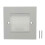 Brush Wall Plate Port Insert Cover Single Gang Bristles Outlet Mount Panel 1