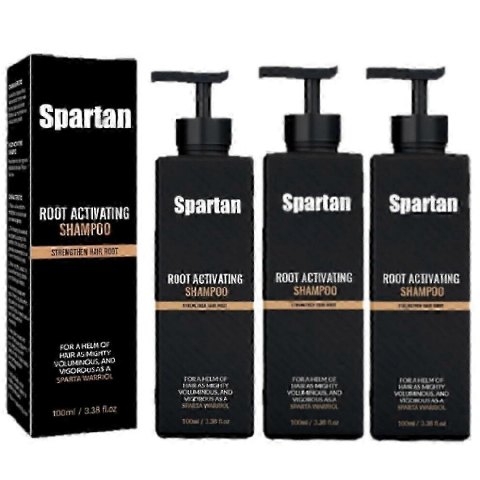 1-3x SPARTAN Root Activator Shampoo for Men - Hair Growth & Loss Treatment