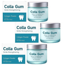 Polvo dental de colágeno 3x, polvo fortalecedor de encías y dientes de hidroxiapatita