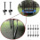 12-Pack Trampoline Spacers with Screws - Replacement Accessories B5 2
