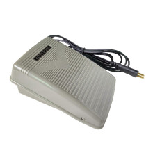 Pedal de control de pie de repuesto para remalladora Husqvarna Viking White 412314101