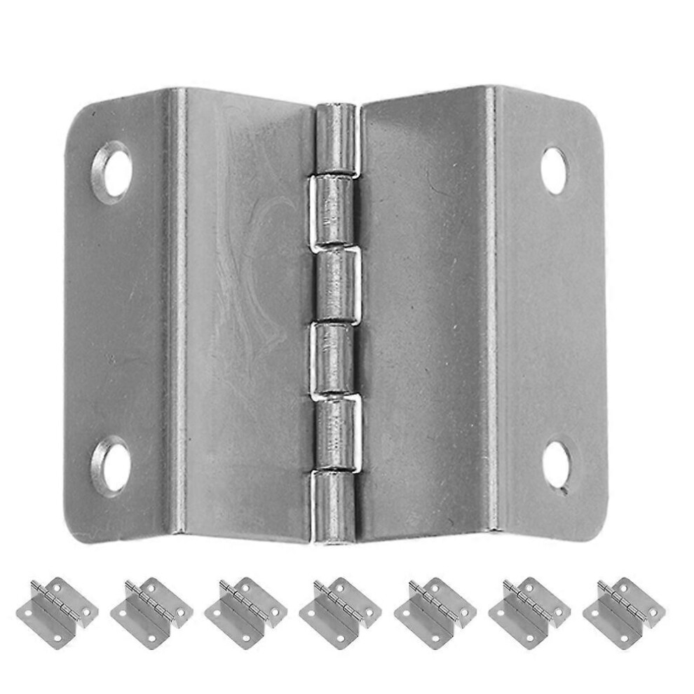 8Pcs Heavy Duty Stainless Steel Cabinet Hinges, Right Angle Folding Butt Hinges 5028423150893