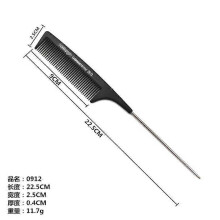 Peine de carbón de dientes finos resistente al calor hasta 240 C para una rápida aplicación de papel de aluminio, 120 mm XL