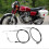 Honda CB750 CB550 CB350F CB500 FT500 Throttle Cable Kit, Durable Accelerator Wire 0620 2