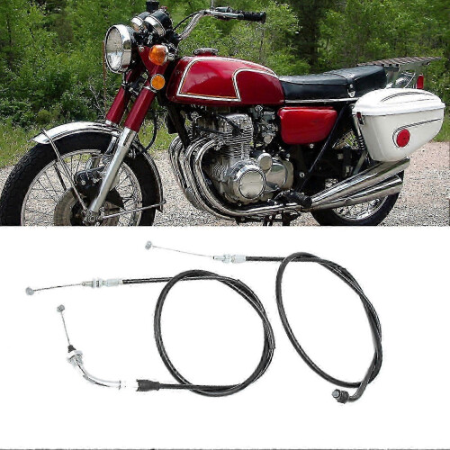 Honda CB750 CB550 CB350F CB500 FT500 Throttle Cable Kit, Durable Accelerator Wire 0620 1