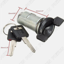 Compatible con el cilindro de cerradura del interruptor de arranque universal de Chevrolet + llave