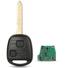 Mando a distancia de 2/3 botones con chip 4D70/4C de 433 MHz, referencia 89071-0D030, para Toyota Yaris Avensis 2003-2011.