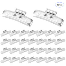 30pcs 35g Aluminium P Style Wheel Weights for Steel Wheels 17in