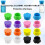 16-Pack 8-Color Leak-Proof Caps for 5-100ml Glass Vials 5