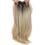 Gradient Blonde Hair Topper with Bangs - Clip-in Volume Boost 2