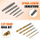 10-Piece Screw Extractor Set: Remove Stripped Screws & Broken Bolts 4