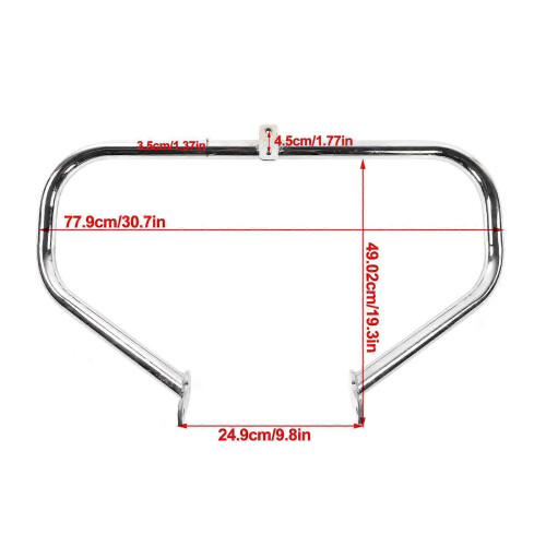 Engine Guard Crash Bar for Victory Kingpin/Vegas/Hammer/Gunner/Judge 2008+ Silver 1
