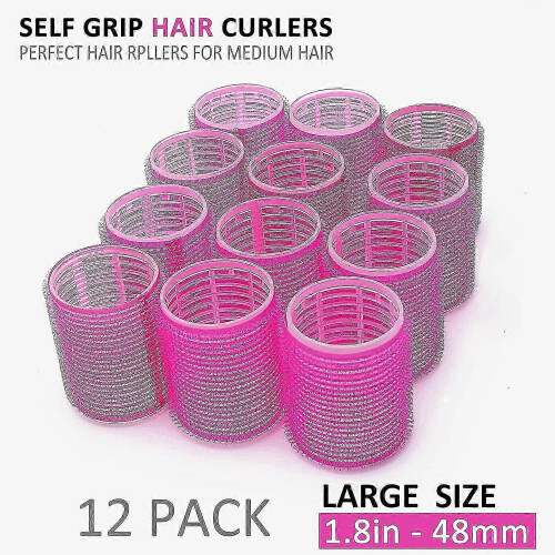 Jumbo Self-Grip Hair Rollers Salon Set 1
