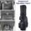Waterproof Golf Bag Cover for 8.59" Bags, Snap Button Protector 2