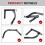 Braccio tergicristallo destro (guida a sinistra) per BMW E60 E61 E63 E64 61617185366 5
