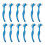 12 Pack Hard Denture Cleaning Brush, False Teeth Toothbrush 3