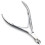 Precision 5mm Tip Stainless Steel Cuticle Nipper & Pusher Set Silver 2