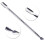 Precision 5mm Tip Stainless Steel Cuticle Nipper & Pusher Set Silver 5