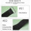 Velcro Cable Ties 50cm, 10-Pack Reusable Self-Grip Straps, Adjustable Nylon Black 2