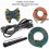 Velcro Cable Ties 50cm, 10-Pack Reusable Self-Grip Straps, Adjustable Nylon Black 5