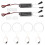Kit de 4 luces LED blancas CCFL tipo aro halo con intermitentes DRL para BMW E36 E46 E39 E38 2