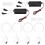 Kit de 4 luces LED blancas CCFL tipo aro halo con intermitentes DRL para BMW E36 E46 E39 E38 3