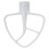 K45B Coated Flat Beater, 4.5Qt White Paddle 3