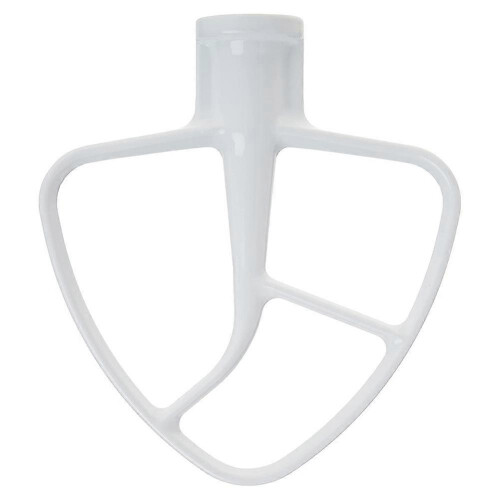 K45B Coated Flat Beater, 4.5Qt White Paddle 2