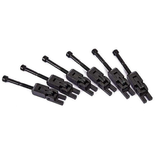 6-Piece Floyd-Rose Tremolo Locking Saddle Set (Black) 1
