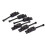 6-Piece Floyd-Rose Tremolo Locking Saddle Set (Black) 4