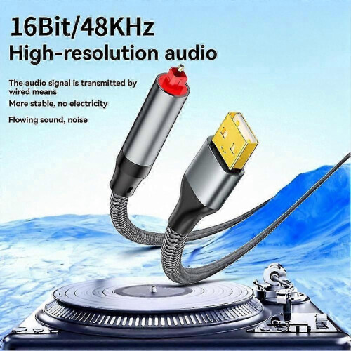 USB-zu-Glasfaser-Audiokabel, TV-zu-Soundkarten-Adapter 1