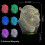 SCSYV 3D Shrek LED Night Light with Remote, Touch Sensor, Bedside Lamp for Kids 3