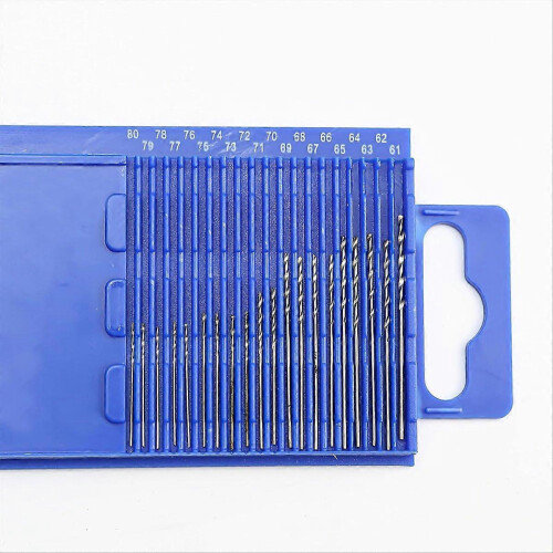 21PCS Carburetor Jet Drill Bits Pin Vise Set for Jewelry Bead Making 1