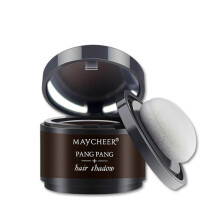 (gray)Hairline Powder Instantly Cover Grey Hair Roots Hair Powder for Covering Grey Hair Maycheer Hairline Shadow Powder