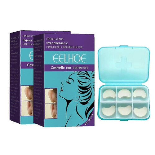 12x Cosmetic Mini Ear Corrector Protruding Solution Ear Patches Invisible Silicone Adhesive