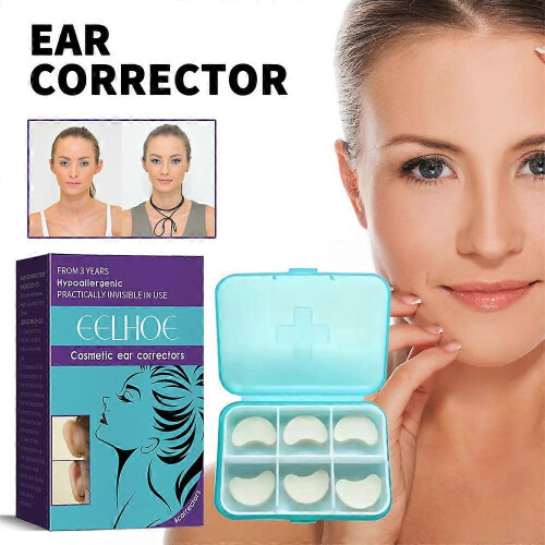 12x Cosmetic Mini Ear Corrector Protruding Solution Ear Patches Invisible Silicone Adhesive 2