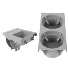 Car Center Console Coin Box Gray ABS for 3 Series 2000-2006