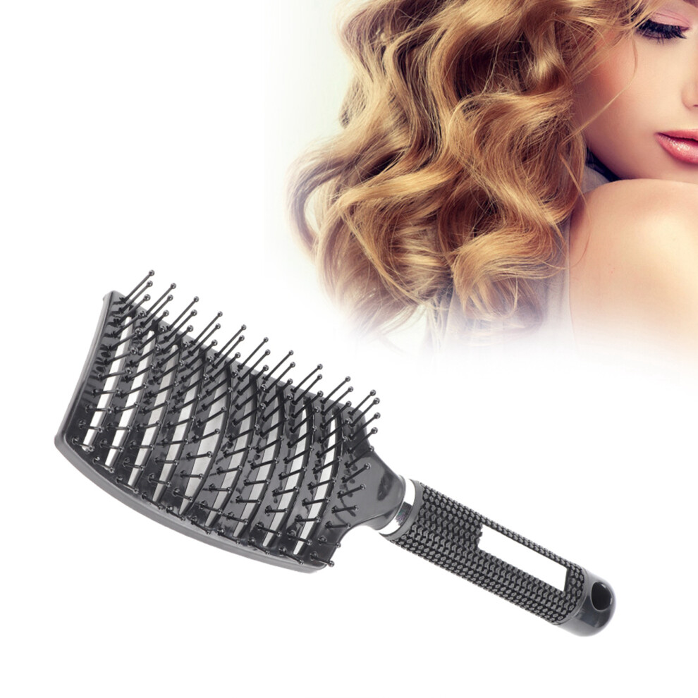 Anti-Skid Curved Comb for Hairdressing Use