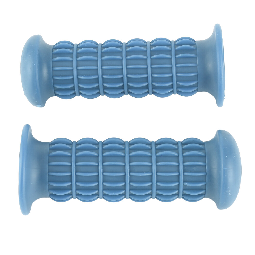 Motorcycle Rubber Handlebar Grips For Xl833/Cb400/Cg125, 22Mm Diameter Blue 4941393325539
