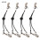 Bed Sheet Clips Adjustable 25cm/9.8in 104g Black 2