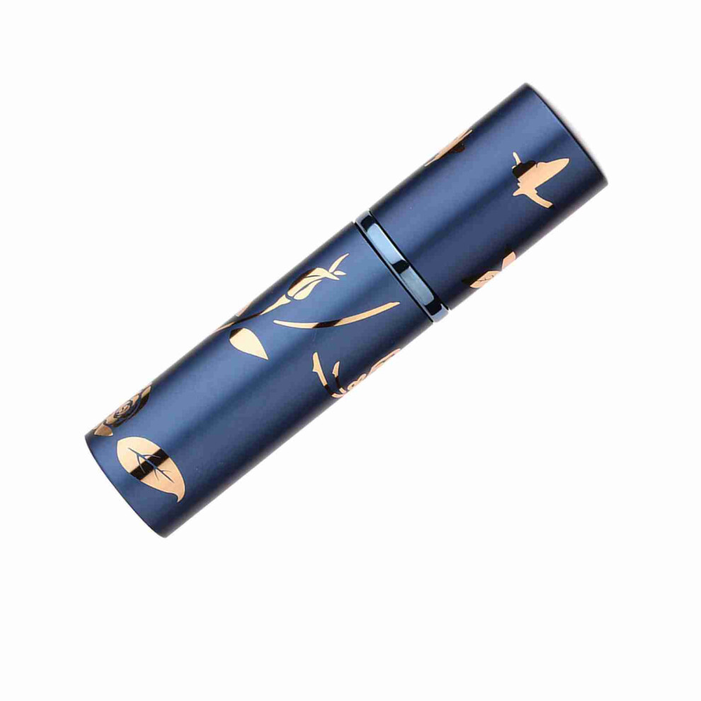 Blue Aluminium Portable Perfume Bottle 10Ml - Empty Cosmetic Spray Refillable