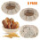 (6pcs 25x15x8cm) Quality Dough Fermentation Basket Round Bread Proving Basket Dough Bread Proofing Basket Bread Fermentation Basket 4