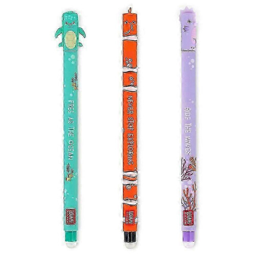 Generisch Erasable Pen Set Special Edition 3 Pens Perfect Cute 1ml Refill