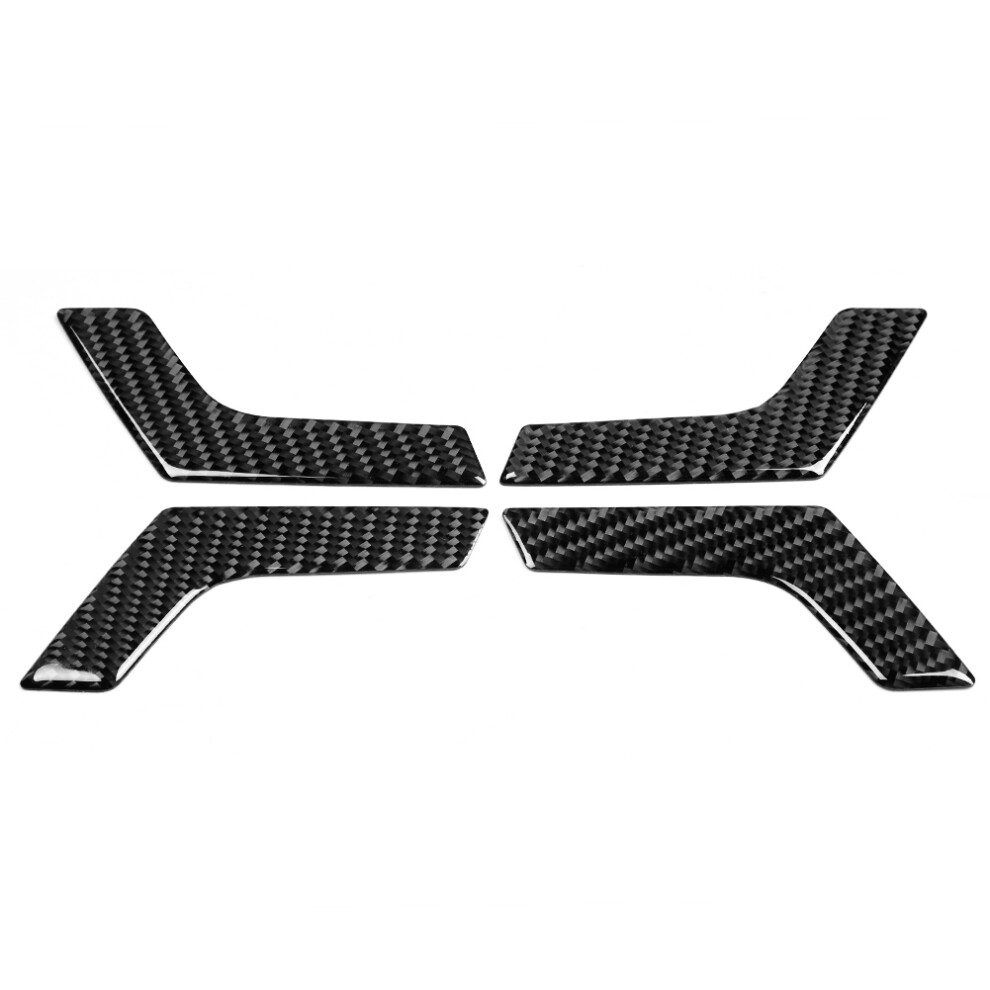 4Pcs Carbon Fiber Interior Handle Cover For Mercedes W204 3781393328458