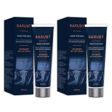 (2pcs)Intimate Depilatory Cream For Men No Irritation Smoothing Skin in Minutes for Pre-Date Grooming