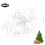 60pcs Silver Mini Multi Purpose Metal S Hooks for Christmas Tree Holder 2