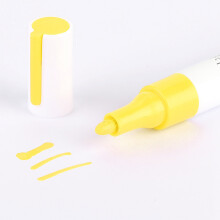 Waterproof Car Tire Paint Pen - Yellow, 1 pcs, High-Quality Marker