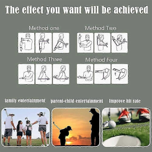 Golf Swing Motion Trainer - 90-Degree and Full Swing Modes for Beginners and Professionals - Durable Training Tool 2