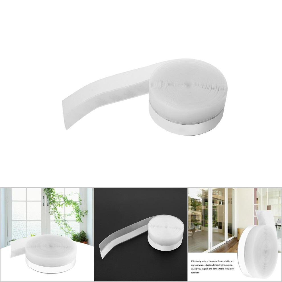 5M Transparent Silicone Soundproof Sealing Strip For Doors & Windows (35Mm) 8141393332292