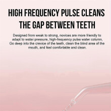 KINCJON for Teeth,Portable Mini , Cordless Water Teeth Cleaner Picks with Telescopic Water Tank White